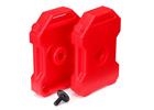 TRAXXAS 8022 Taniche Benzina Rosse TRX-4 DEFENDER/FUEL CANISTERS RED