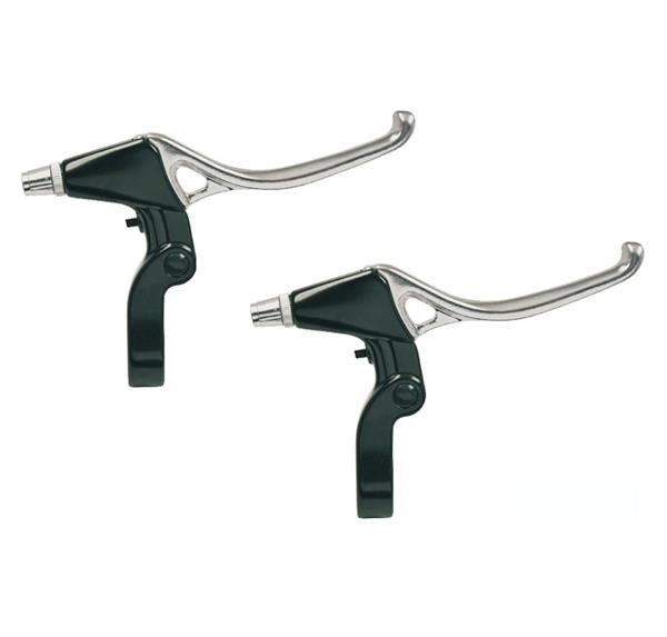 Leve Freno V-Brake 3 dita Anteriore e Posteriore Silver