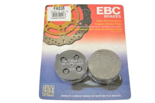 Pastiglie Freno SUZUKI EBC FA038 Organic