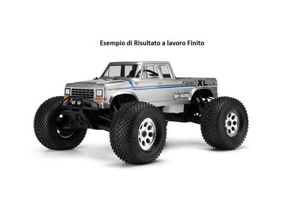 HPI 105132 Carrozzeria FORD F-150 SUPERCAB 1979 Trasparente HPI RACING SAVAGE XL