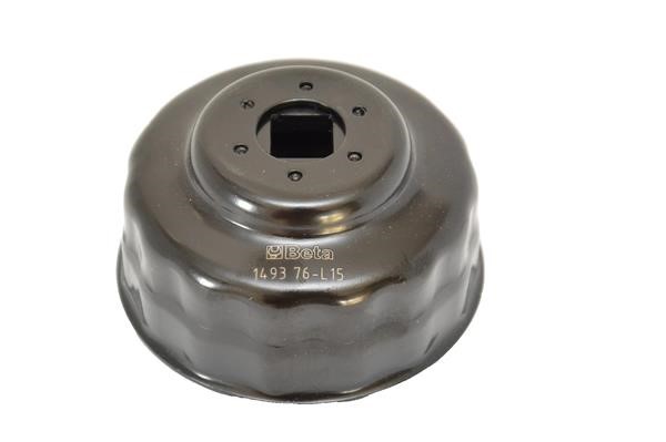 BETA Chiave Tazza a Bussola 1/2 Smontaggio Montaggio Filtri Olio 76mm 15 Lati