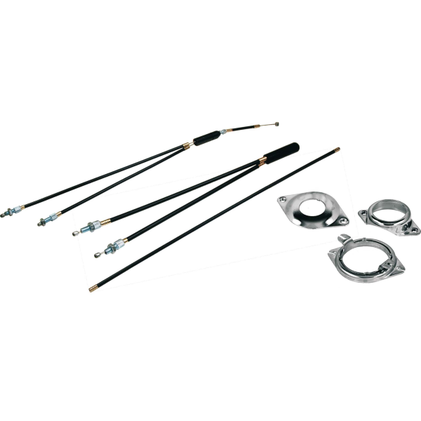 Kit Filo Freno BMX Completo Trasmissione e Ghiere Anteriore e Posteriore