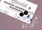 TRAXXAS 2362 Kit ricostruzione ammortizzatori/SHOCK REBUILD KIT TRAXXAS