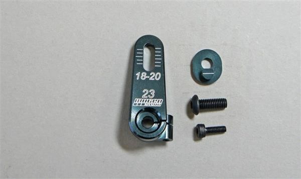 MUGEN B0552 Squadretta Servo Regolabile in alluminio 23T SANWA