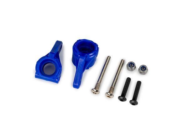 TRAXXAS 9137-BLUE Blocchetti Sterzo EXTREME Heavy Duty Blu destro e sinistro