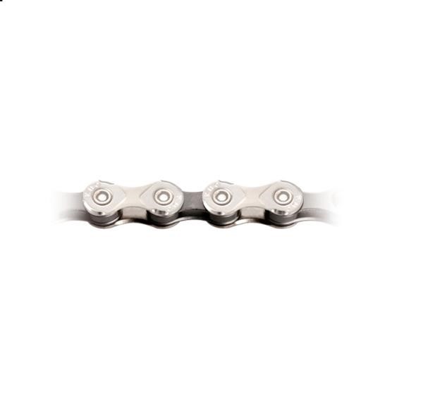 Catena KMC 11v X11 Silver Black 11s 118L 11 velocita' Silver Nera