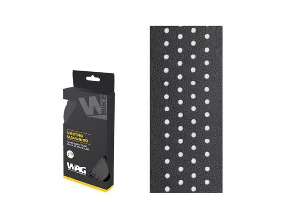 Nastro Manubrio WAG Forato Nero Bianco Dual Color BAR TAPE BLACK BIANCO