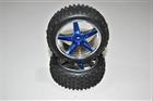 HIMOTO 06010PB Coppia Ruote Complete Anteriore Buggy 1/10 Esagono Interno 12mm