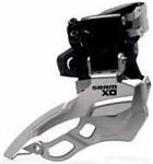Deragliatore SRAM X0 2x10 31,8mm Tiraggio Alto/Basso Fascetta Alta