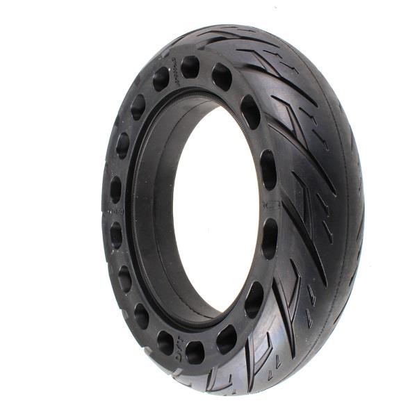 Copertone Pieno Monopattino Elettrico Gomma 10x2.50 60/70-6.5 Nero