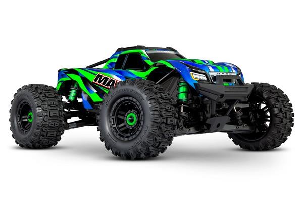 Traxxas MAXX VXL WIDEMAXX Verde 4S BRUSHLESS Automodello 4x4 89086-4 GREEN