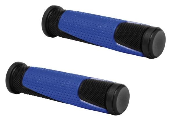 Manopole Gomma WAG Double D 125mm Nero Blu
