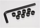 TRAXXAS 7033X Dadi Registro Uniball alluminio/ALUMINIUM CAPS PIVOT BALL