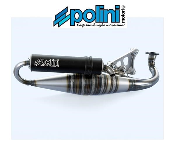 Polini 200.0338 Marmitta Scarico APRILIA BENELLI BETA BSV ITALJET MALAGUTI MBK RIEJU YAMAHA for RACE 5 