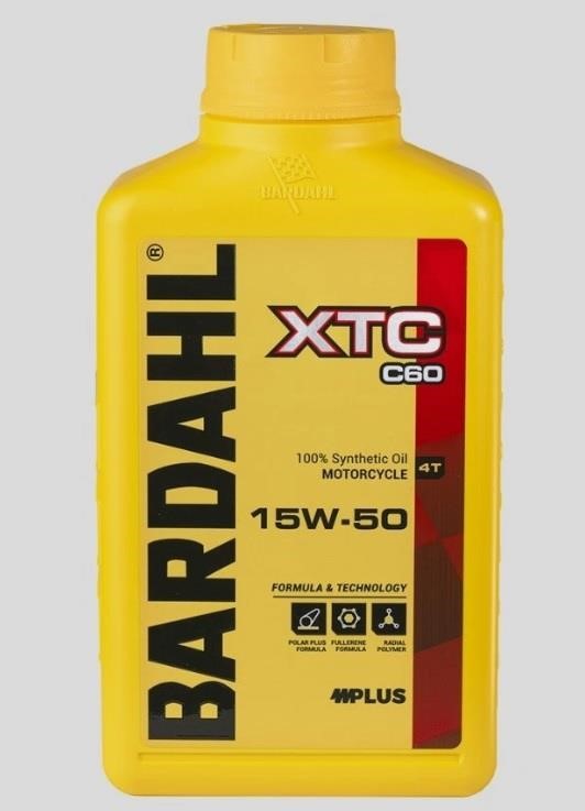 Olio Motore Moto BARDAHL XTC C60 15W-50 4T JASO MA MA2 1Lt