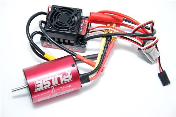 Combo Motore Elettrico BRUSHLESS 3650 KV3210 Regolatore 80A HIMOTO E028 E245