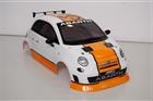 THE RALLY LEGENDS EZQR10520-F Carrozzeria FIAT 500 Abarth Verniciata + Accessori