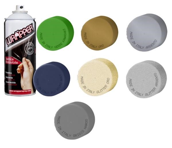 Wrapper vernice spray Removibile Bomboletta Wrapping Colori SPECIALI Opachi