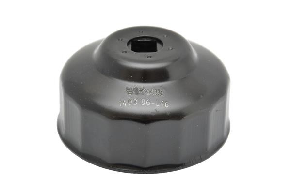 BETA Chiave Tazza a Bussola 1/2 Smontaggio Montaggio Filtri Olio 86mm 16 Lati