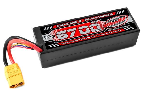 TEAM CORALLY C-49136-X Batteria Li-Po 6700mAh 3S 11,1v 50c Burst XT90 SPORT RACI
