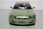 KBD48646 Carrozzeria KILLERBODY NISSAN SKLINE R34 1/10 VERDE METALLIZZATO