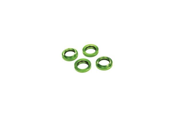 TRAXXAS 7767G Ghiere Regolazione Ammortizzatori in Alluminio Verde