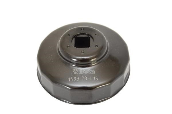 BETA Chiave Tazza a Bussola 1/2 Smontaggio Montaggio Filtri Olio 78mm 15 Lati