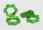 TRAXXAS 5353A Dadi Ruota 17mm Anodizzati Verde