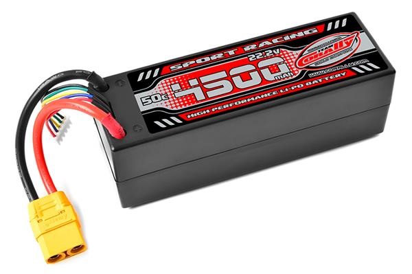 TEAM CORALLY C-49164-X Batteria Li-Po 4500mAh 6S 122,v 50c Burst XT90 SPORT RACI