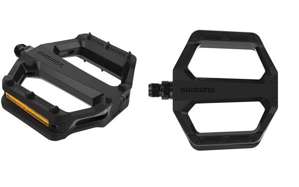 Pedali SHIMANO PD-EF102 Flat Piatti Neri PEDALS SHIMANO PD-EF102 BLACK