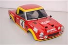 THE RALLY LEGENDS EZRL2408 Carrozzeria FIAT 124 ABARTH Verniciata + Accessori