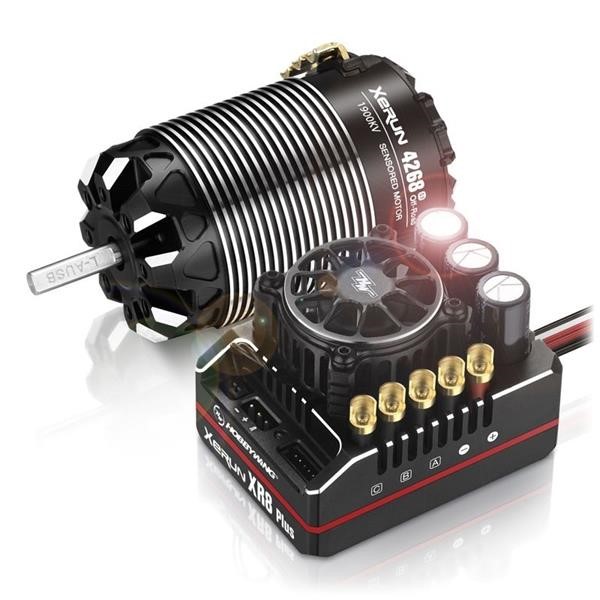 COMBO HOBBYWING 38020500 XERUN XR8 Plus G2s 200A 1900KV 4/6s 4268
