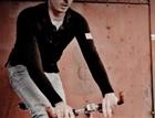 Polo Santini DOWNTOWN BERLIN manica lunga Black