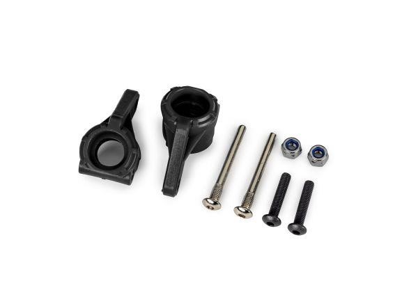 TRAXXAS 9137 Blocchetti Sterzo EXTREME Heavy Duty Neri destro e sinistro