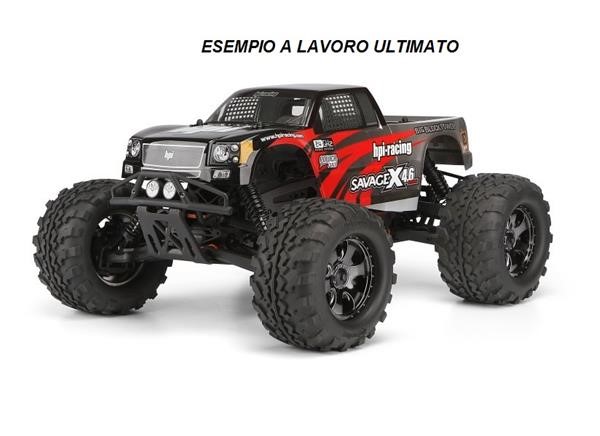 HPI 105532 Carrozzeria SAVAGE GT-3 Trasparente Con Adesivi HPI RACING
