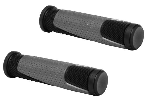 Manopole Gomma WAG Double D 125mm Nero Grigio