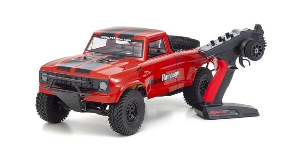 KYOSHO OUTLAW RAMPAGE Pro Brushed 1/10 Elettrico K.34363TB Rosso T1 KYOSHO OUTLAW RAMPAGE Pro Brushed 1/10 Elettrico K.34363TB Rosso T1