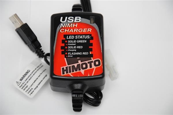 HIMOTO E025 Caricabatterie USB NiMh Attacco Tamiya 2s 6s NIMH