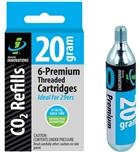 6 Cilindri a Filetto da 20gr di Co2/Number 6 CYLINDER CO2 20gr