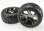 TRAXXAS 3773A Gomme Anaconda su Cerchi Posteriori Rustler Black/TRAXXAS ANACONDA