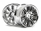 HPI 3772 Cerchi 10 Raggi Cromati 26mm HPI RACING RS4 SPRINT 2 E10