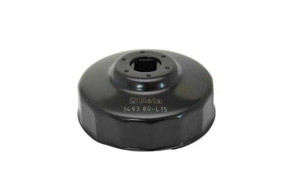 BETA Chiave Tazza a Bussola 1/2 Smontaggio Montaggio Filtri Olio 80mm 15 Lati