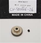 CY-50006-26 Pignone Motore Rocket 26T M0,6 Alluminio Himoto 1/10/GEAR MOTOR 26T