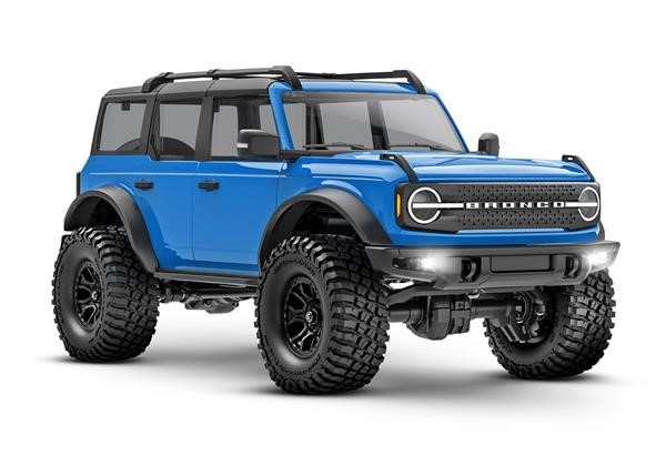 TRAXXAS FORD BRONCO TRX 4M Blu Elettrico 1/18 Scale & Trail Crawler RTR