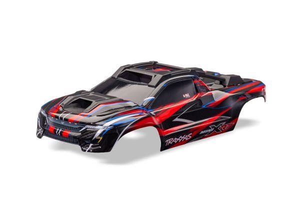 TRAXXAS 10715-RED Carrozzeria Mini XRT Rossa Completa con Prese d'aria