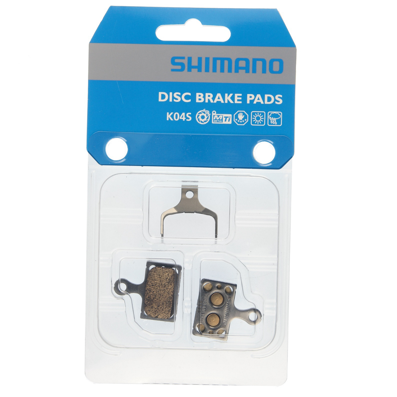 Pastiglie SHIMANO Per Freni a Disco Metal K04S-MX