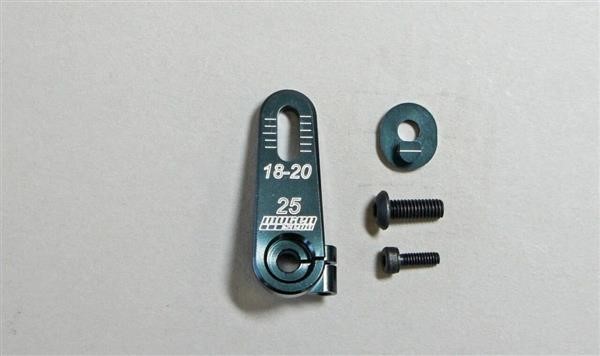 MUGEN B0553 Squadretta Servo Regolabile in alluminio 25T FUTABA