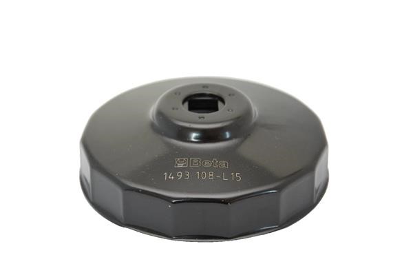 BETA Chiave Tazza a Bussola 1/2 Smontaggio Montaggio Filtri Olio 108mm 15 Lati